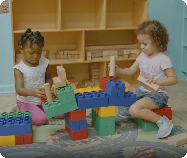 Children enjoying learning activities at The Sprout Academy